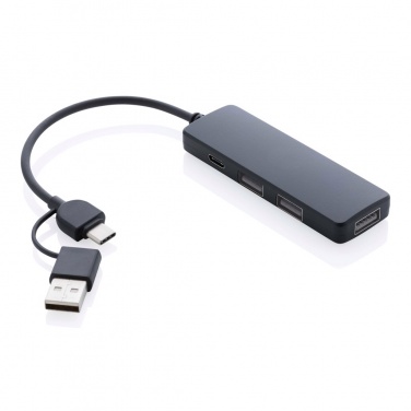 Logotrade firmakingitused pilt: RCS taaskasutatud plastist kahe sisendiga USB-jaotur