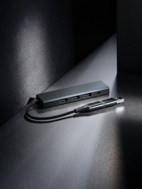 Logotrade firmakingid pilt: Terra RCS taaskasutatud alumiiniumist jaotur 3 USB-pordiga