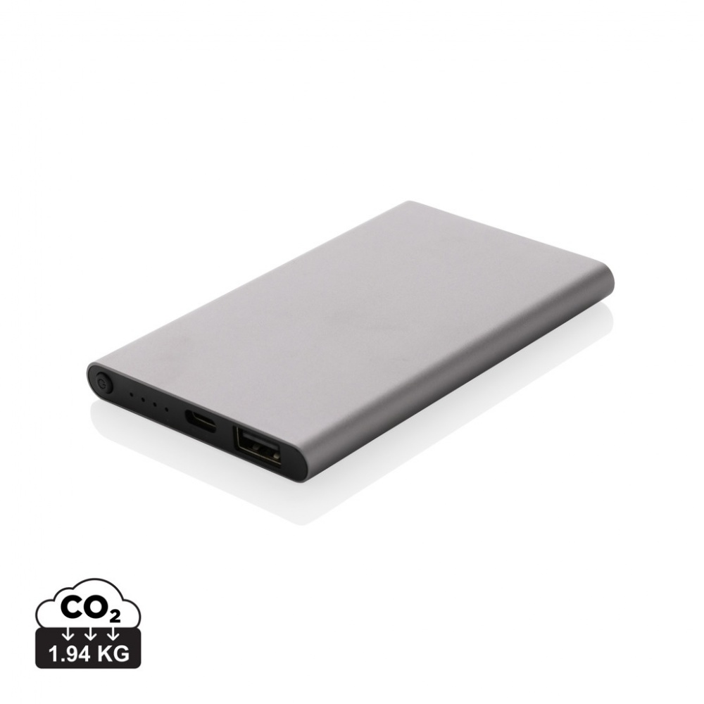 Logo trade ärikingid foto: RCS-i taaskasutatud plastist/alumiiniumist 4000 mah C-tüüpi akupank
