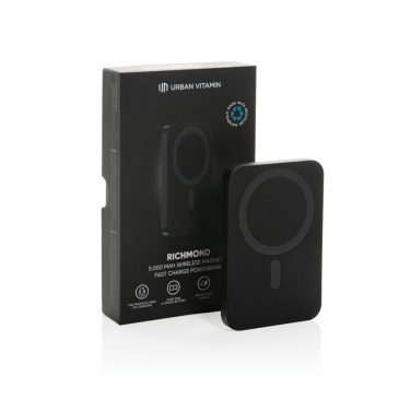 Logotrade ärikingituse foto: Urban Vitamin Richmond RCS plastikust/alumiinium 5000mah akupank