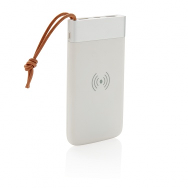 Logo trade firmakingituse pilt: Aria 8000 mAh 5W juhtmevaba laadimise akupank