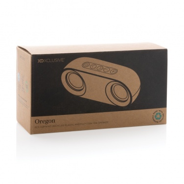 Logotrade ärikingituse foto: Oregon RCS taaskasutatud plastikust ja korgist 10 W kõlar