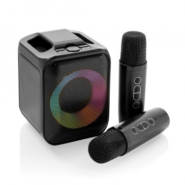 Logotrade meene foto: Singvibe RCS taaskasutatud plastikust karaokekomplekt topeltmikrofoniga