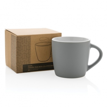 Logotrade meene foto: Värvilise sisepinnaga keraamiline kruus 300ml