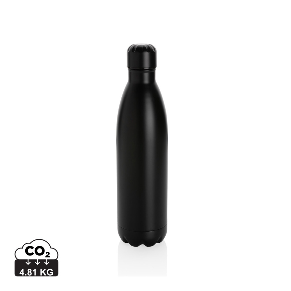 Logotrade reklaamtoote foto: Ühevärviline roostevabast terasest vaakumpudel 750ml