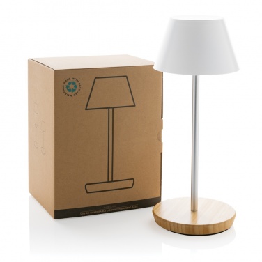 Logo trade reklaamtoote pilt: Pure Glow RCS usb-taaslaetav taaskasutatud plastikust laualamp
