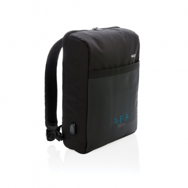 Logotrade reklaamkingi foto: Swiss Peak 15-tolline vargusvastane RFID ja USB seljakott PVC-vaba