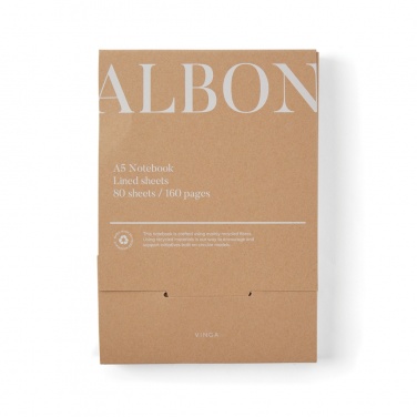 Logotrade reklaamkingi foto: VINGA Albon GRS taaskasutatud vildist märkmik