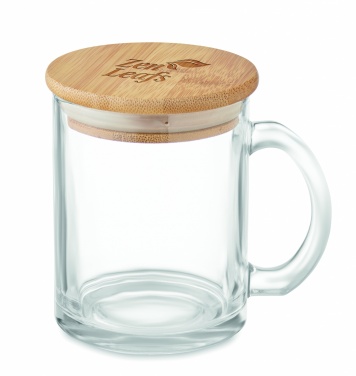 Logo trade firmakingi pilt: Taaskasutatud klaasist kruus 300 ml