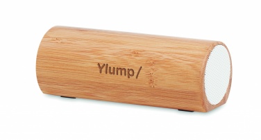 Logotrade reklaamtooted pilt: Juhtmeta bambusest kõlar 2x5W