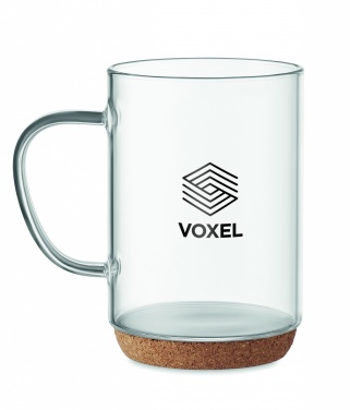Logotrade meene foto: Korgipõhjaga klaaskruus 400ml