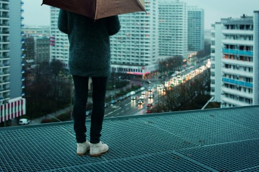 Logotrade firmakingi foto: 25-tolline korgist vihmavari