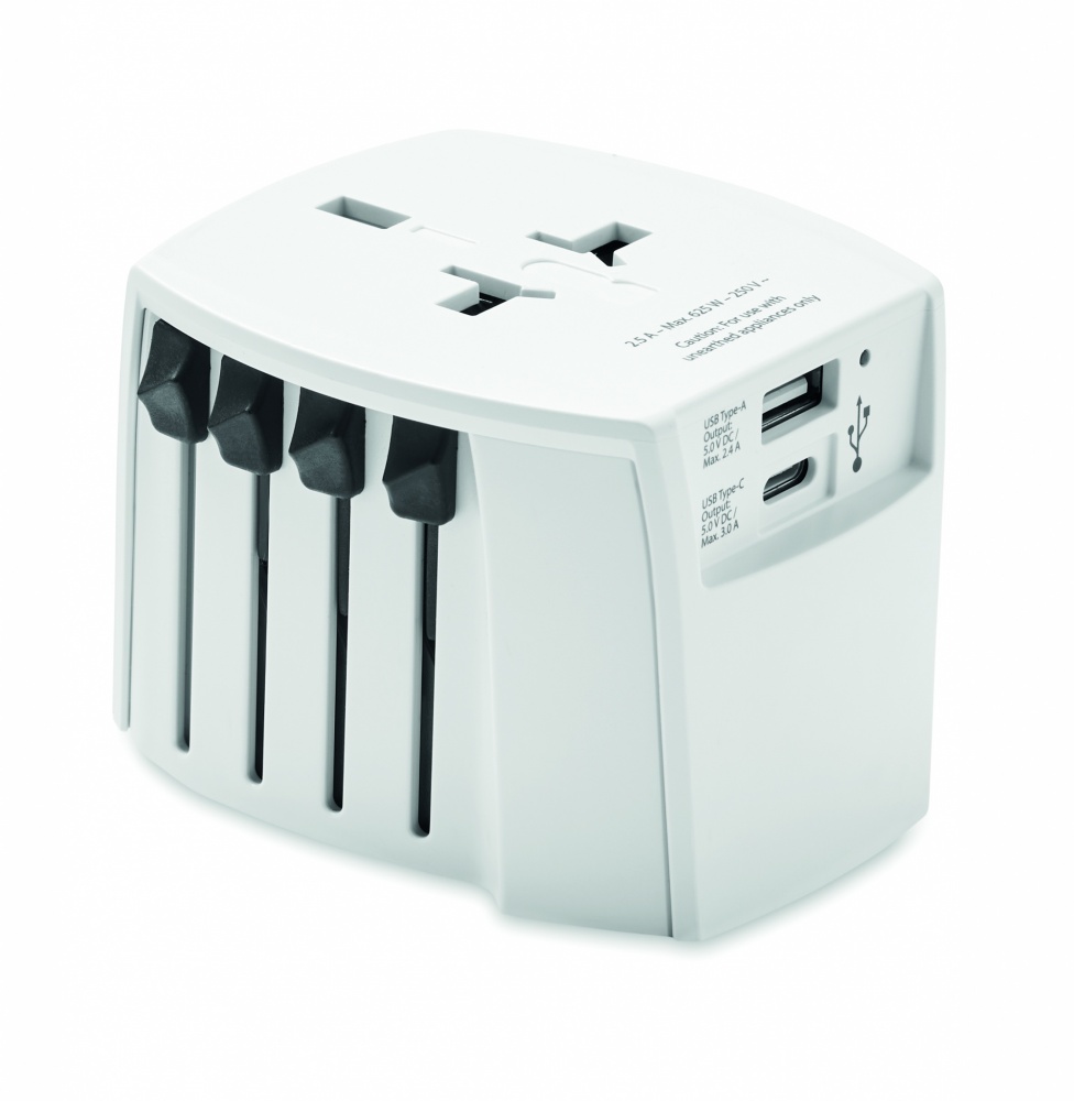 Logo trade reklaamkingituse pilt: Skross MUV USB A/C adapter