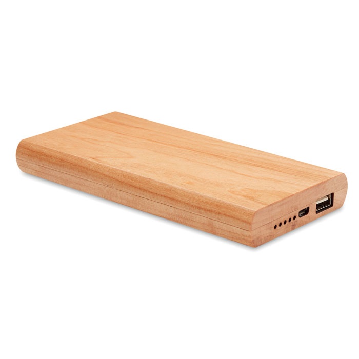 Logotrade ärikingid pilt: Bambusest akupank 4000 mAh ARENA POWER
