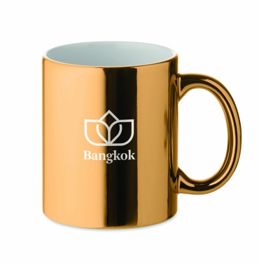 Logotrade reklaamkingi foto: Metallist keraamiline kruus 300 ml