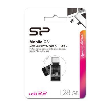 Logotrade reklaamtooted pilt: Pendrive USB/tüüp - C Silicon Power Mobile C31 3.0 OTG