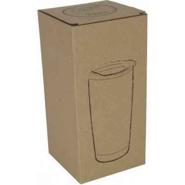 Logotrade reklaamkingitused pilt: Puidust välimusega roostevabast terasest kruus COSTA RICA 550 ml