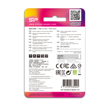 Logo trade reklaamkingituse pilt: Pendrive Silicon Power Blaze B06 3.0