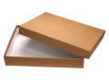 Dekoratiivpaberiga lamineeritud karp (9.2x30.2x17cm) 457037, Beež