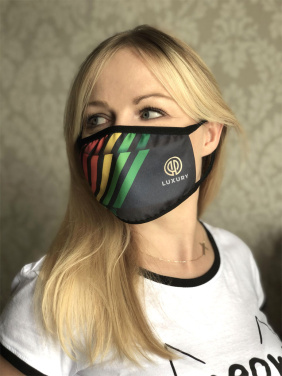 Logo trade firmakingi pilt: MARS PRO puuvillane mask (suurus M) koos tasku ja HEPA-filtriga 1380165