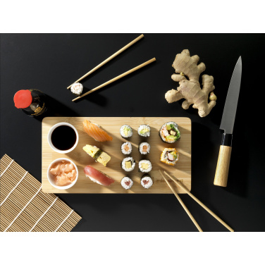 Logo trade meened foto: Temaki Bamboo Sushi Tray kinkekomplekt