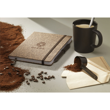 Logotrade firmakingid pilt: CoffeeGround korkpaberist märkmik A5