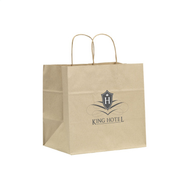 Logo trade firmakingituse pilt: Leaf It Bag taaskasutatud murupaber (90 g/m²) L