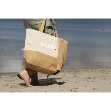 Logo trade reklaamkingi pilt: Cancun Beachbag orgaaniline puuvill (320 g/m²)