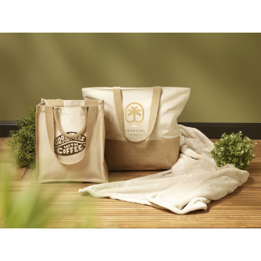 Logo trade meened foto: Cancun Beachbag orgaaniline puuvill (320 g/m²)