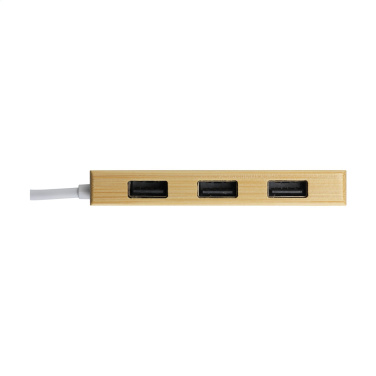 Logo trade firmakingituse pilt: Bambusest USB-jaotur