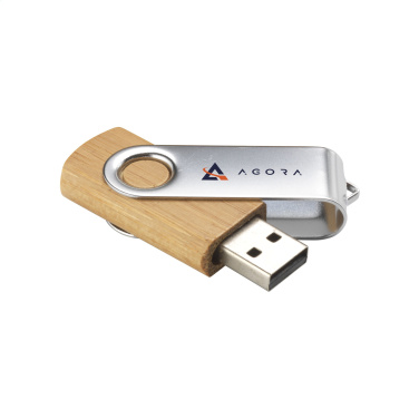 Logotrade reklaamkingi foto: USB Twist Bamboo 8 GB