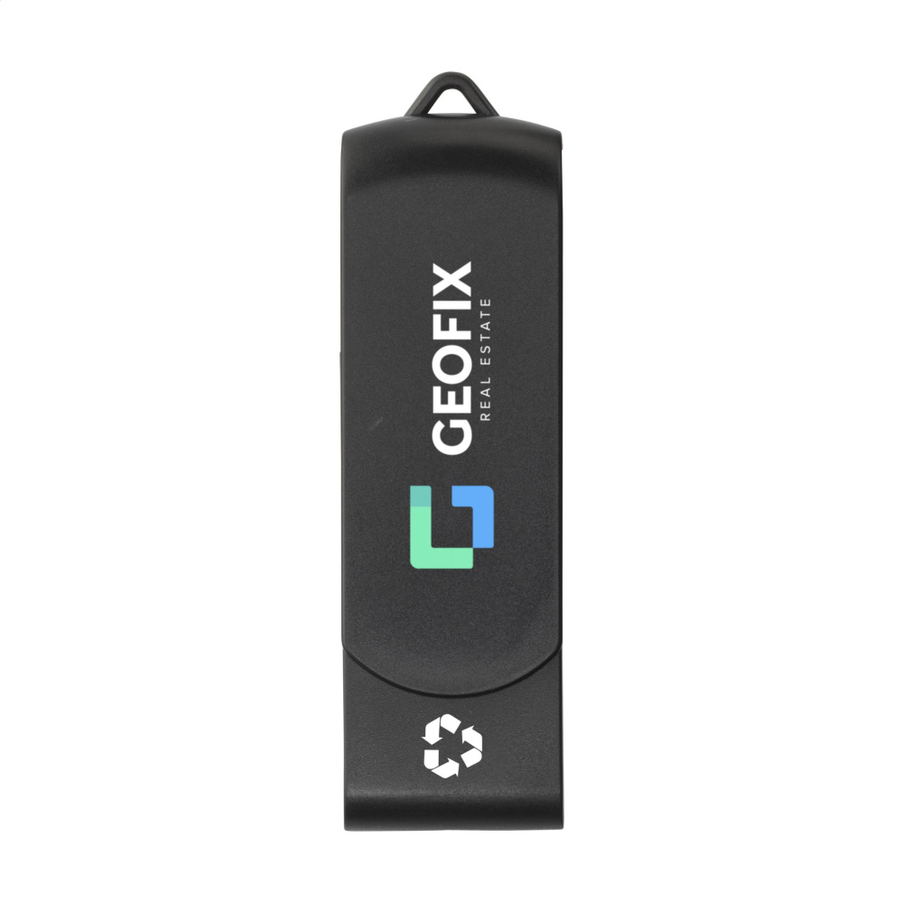 Logotrade ärikingituse foto: USB Twist Recycle 64 GB