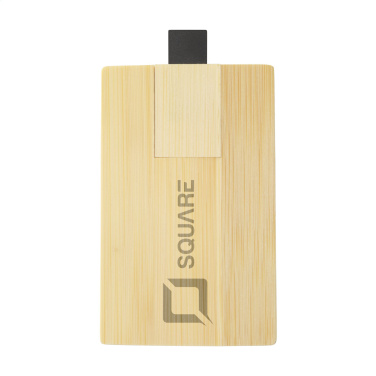 Logo trade reklaamkingitused foto: Krediitkaart USB Bamboo 32 GB