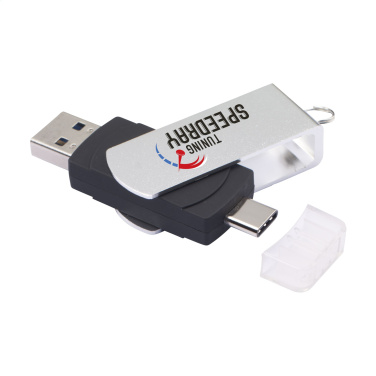 Logo trade reklaamkingituse pilt: USB Dual Connect 3.0 – C-tüüpi 32 GB