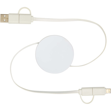 Logotrade reklaamtoote foto: Citala 5-in-1 taaskasutatud plastist 90 cm kiirlaadimiskaabel
