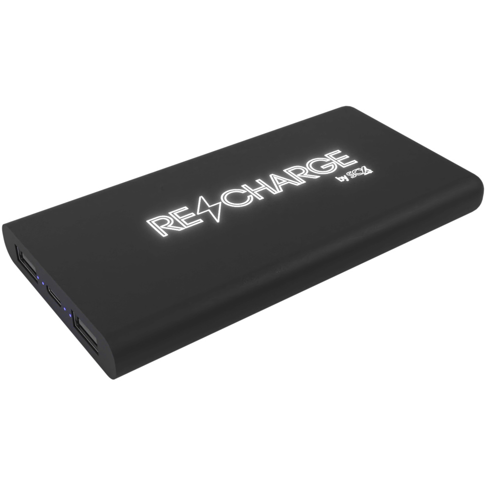 Logotrade ärikingi foto: SCX.design P40 10 000 mAh valgustusega juhtmevaba akupank