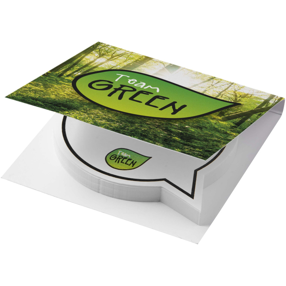 Logotrade meened pilt: Sticky-Mate® pehmete kaantega kõnemullikujulised kleeppaberid