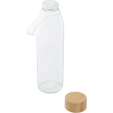 Logotrade ärikingi foto: Porto 500 ml klaasist veepudel bambusest korgiga