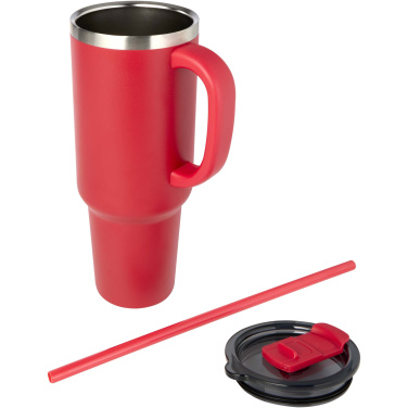 Logo trade reklaamkingi pilt: Sydney 1200 ml RCS-sertifikaadiga termoskruus kõrrega
