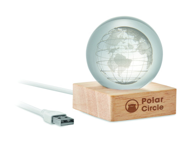 Logotrade ärikingitused pilt: LED-klaasist kera Globe