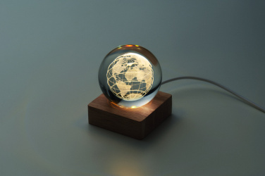 Logo trade reklaamkingid foto: LED-klaasist kera Globe