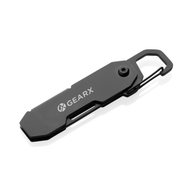 Logo trade reklaamkingid foto: Kokkupandav Gear X EDC multitööriist karabiini ja pakilõikuriga