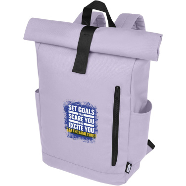 Logo trade reklaamkingituse pilt: Byron 15,6" GRS RPET rull-top seljakott 18L