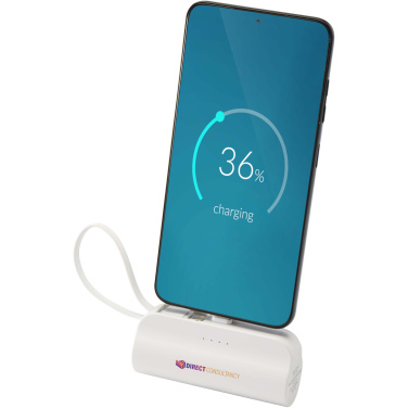 Logotrade firmakingitused pilt: Alnair 5000 mAh 10W C-tüüpi akupank mobiilialusega