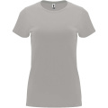 Lühikeste varrukatega naiste Capri T-särk, Opaal