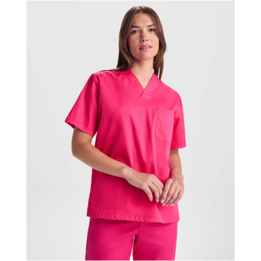 Logo trade reklaamkingituse pilt: Panacea 160 g/m2 unisex lühikeste varrukatega pluus