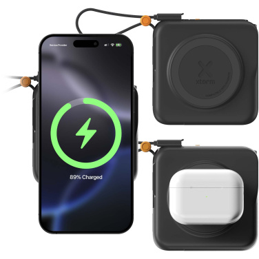 Logo trade ärikingituse pilt: Xtorm TravelPro 30W 10 000 mAh 3-ühes reisilaadija