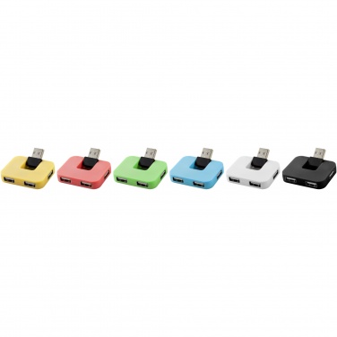 Logo trade mainoslahja kuva: Gaia-USB-hubi, 4 porttia