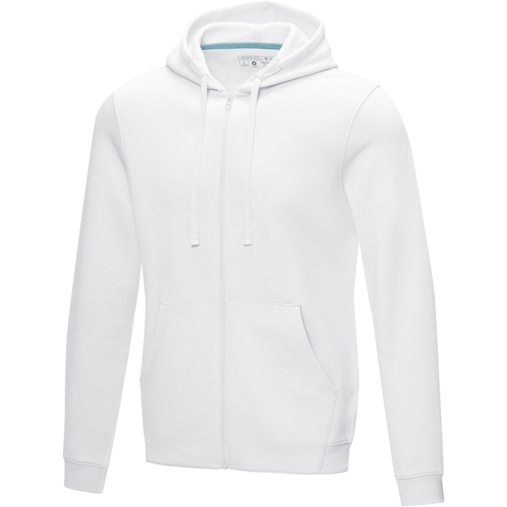 Logotrade mainostuotet kuva: Ruby men’s organic recycled full zip hoodie