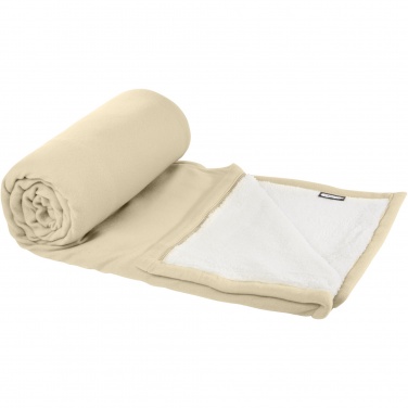 Logotrade liikelahjat kuva: Marigold GRS-sertifioitu RPET paksu fleece- ja sherpapeitto
